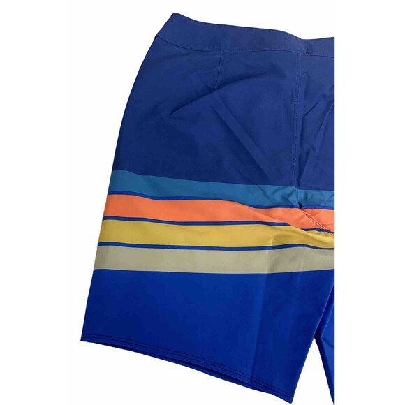 Patagonia Men's Hydropeak Boardshorts 18" swim trunk Santa Cruz Stripe: Blue 28 - Picture 11 of 14